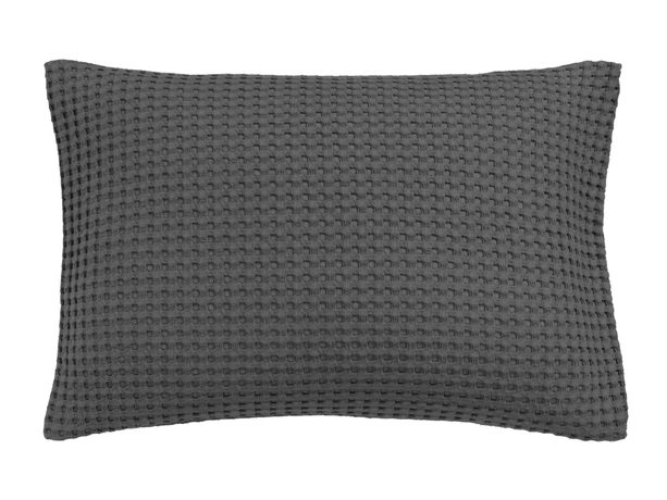 Vandyck  Luxusná obliečka na vankúš Home Piqué waffle 40x55cm Off black