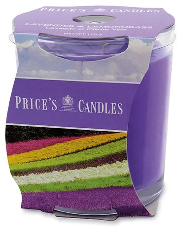 FRAGRANCE vonná sviečka v skle Levanduľa & Citrónová tráva - horenie 45h