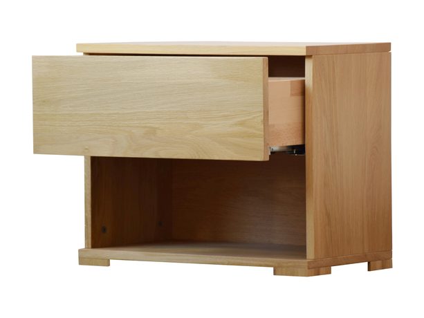 Noční stolek Eling dub průběžný - výstavný kus