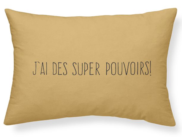 TODAY KIDS detský vankúš Back To School 30x50 cm - žltý