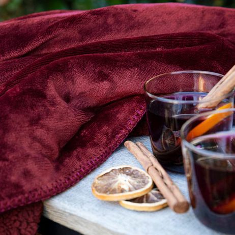 Pléd Mistral Home Solid Cabarnet 130x170 cm