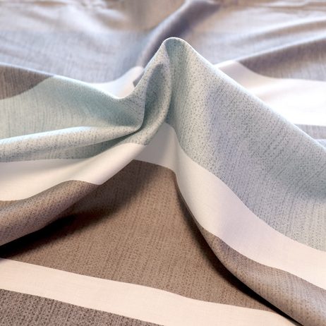 Bierbaum obliečka bavlnený satén 6699 Stripe Mint 140x200/70x90 cm