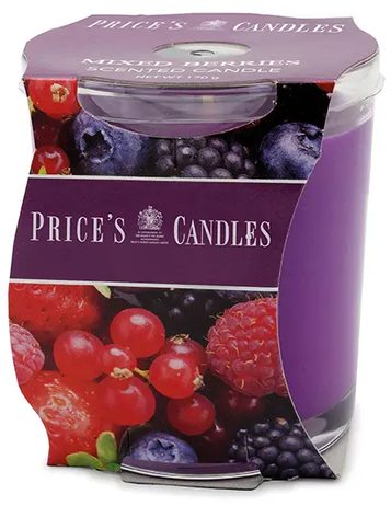 FRAGRANCE vonná sviečka v skle Mixed Berries - horenie 45h