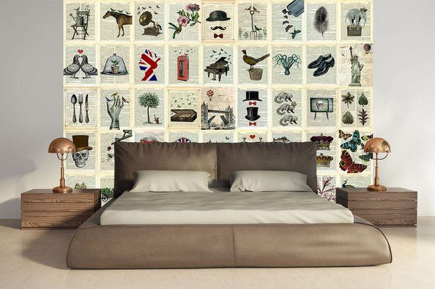 1Wall Kreatívna koláž na stenu 64 dielov 37,5 x 27,5cm Marion McConaghie