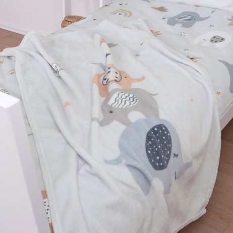 Deka pre bábätká Sloni 75x100 cm