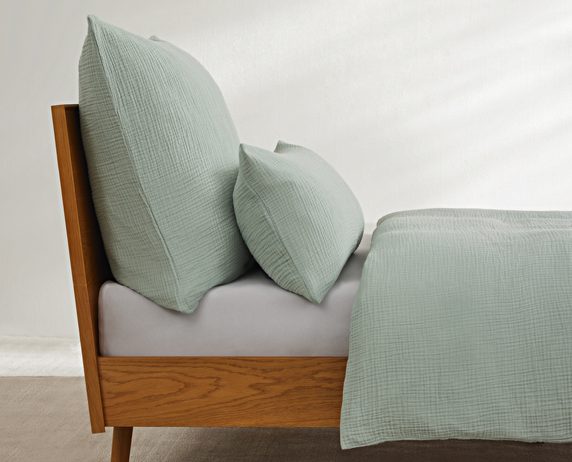 s.Oliver obliečky mušelínové 4790 Green 135x200/80x80 cm