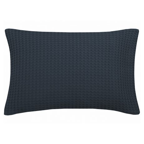 Vandyck Luxusná obliečka na vankúš Home Piqué waffle 40x55cm Nightblue
