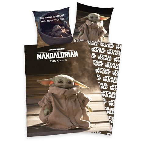 Obliečka Star Wars Mandalorian the Child 140x200/70x90 cm