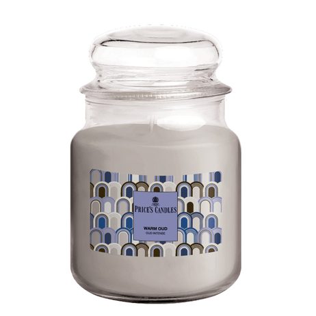 Price's MIDI vonná svíčka ve skle Warm Oud - hoření 80h