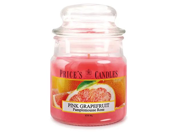 PRICE´S MINI sviečka v skle Ružový grapefruit - horenie 30h