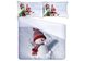 3D talianská obliečka 100% bavlna Pupazo di Neve - Snehuliak