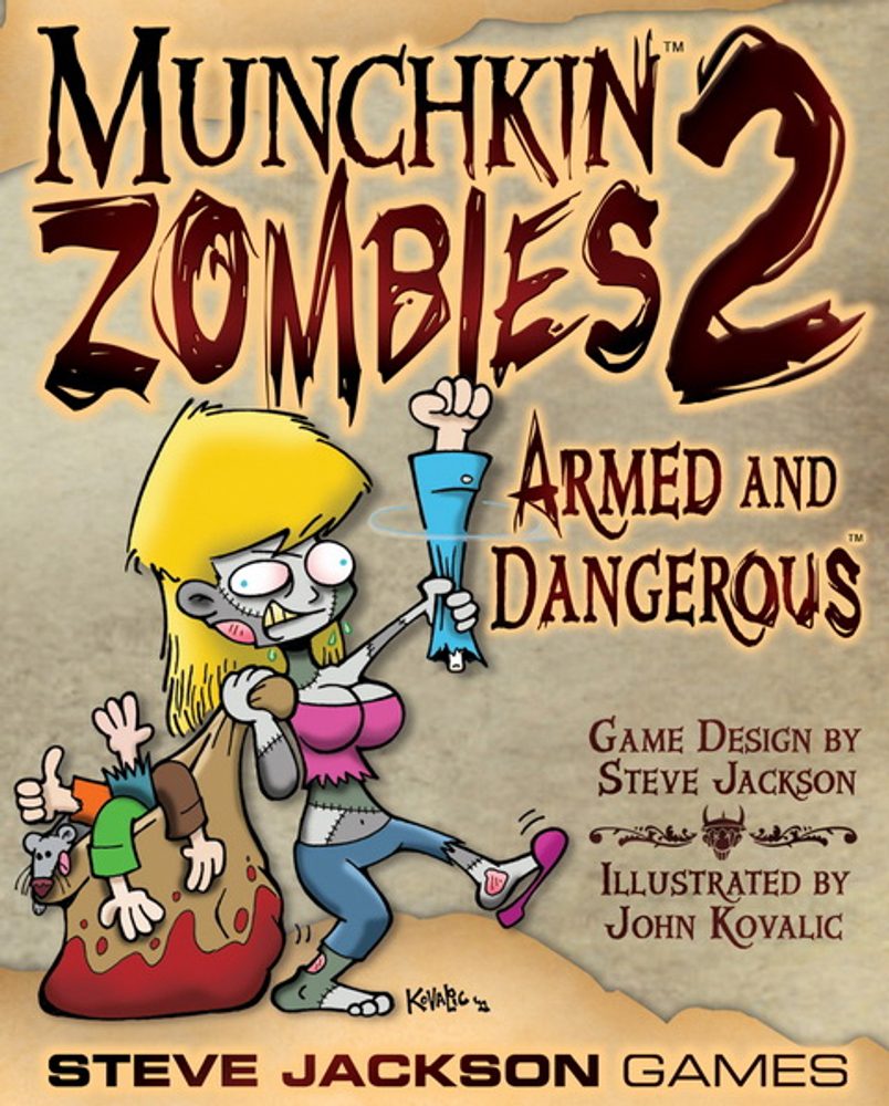 ADC BLACKFIRE Entertainment GmbH  Munchkin: Zombies 2 - Armed and Dangerous