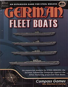 Compass Games Steel Wolves: German Fleet Boats