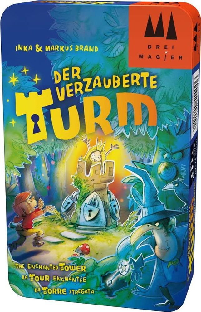 Drei Magier Spiele Der verzauberte Turm (Čarovná věž) - plechová krabička