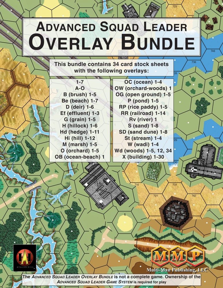 Multi-Man Publishing Advanced Squad Leader - Overlay Bundle