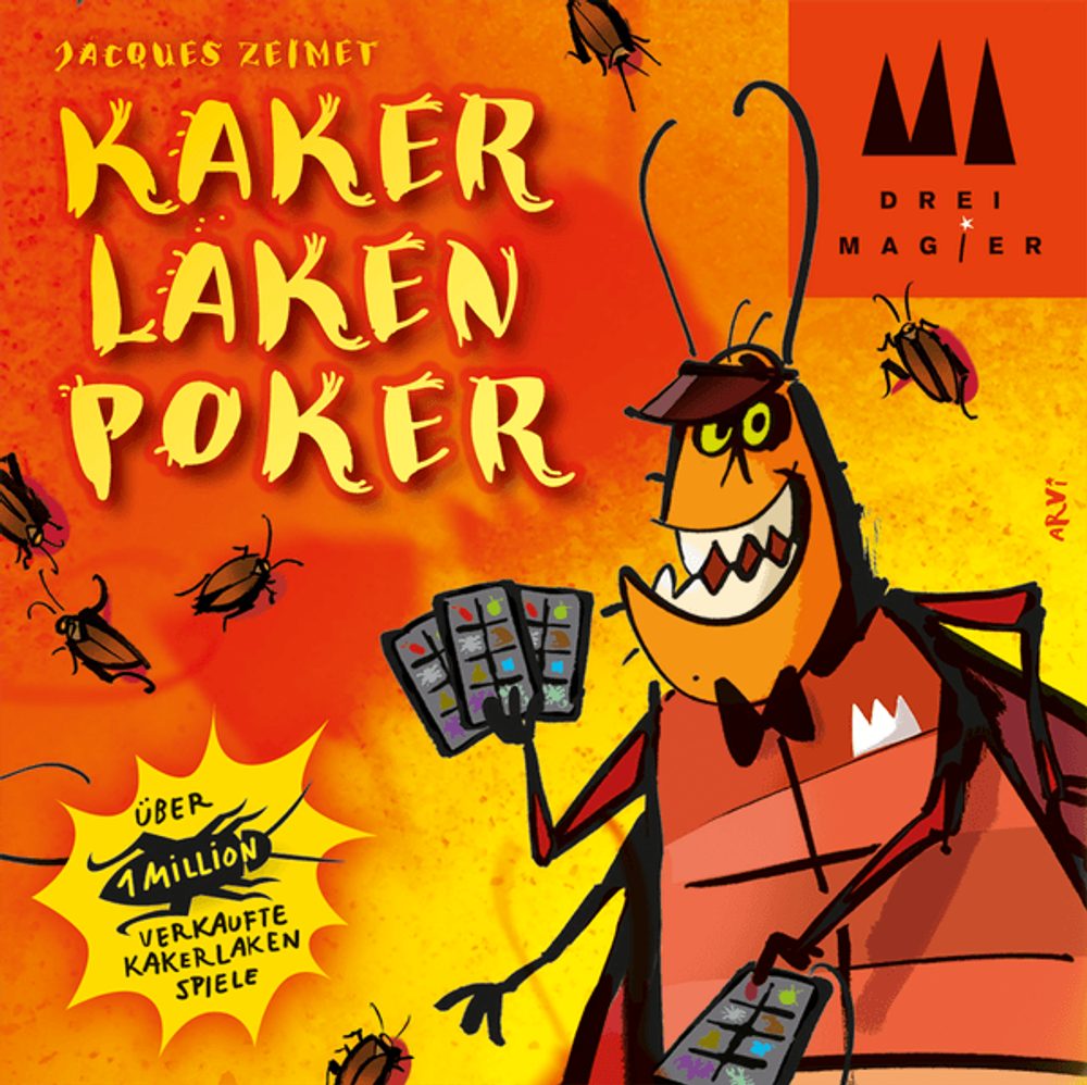 Drei Magier Spiele Kakerlakenpoker (Blafuj)