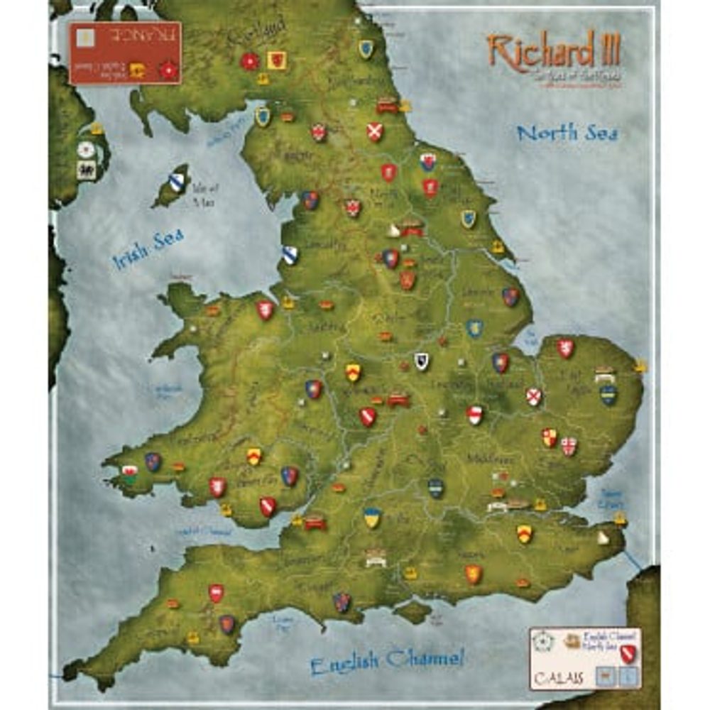 Columbia Games Richard III - Neoprenová herní mapa