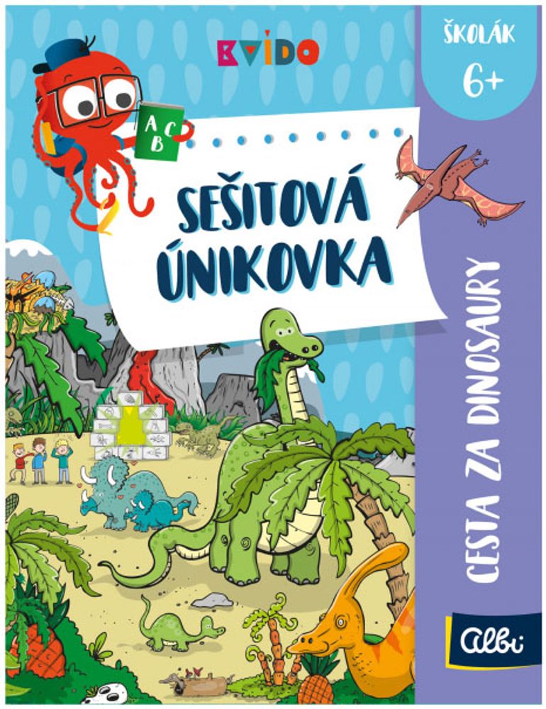 ALBI  Sešitová únikovka: Cesta za dinosaury