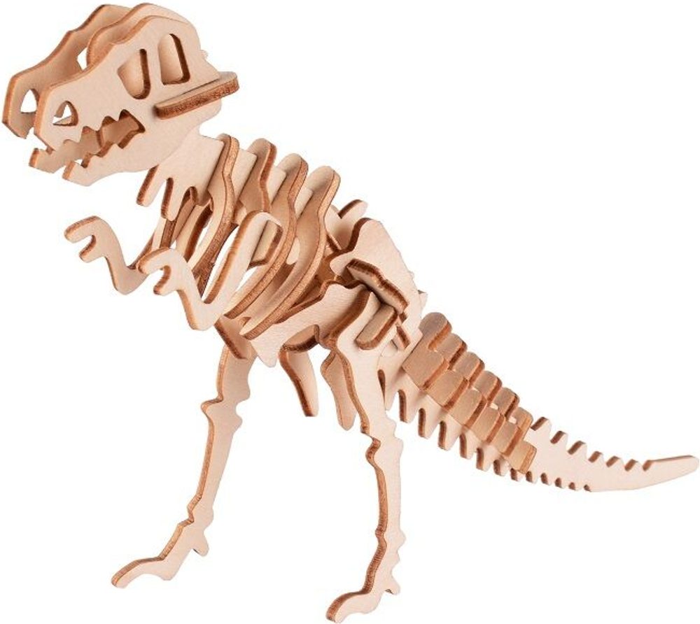 Dvě děti  3D Puzzle T-Rex 28d