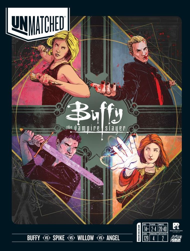 Mondo Games Unmatched: Buffy the Vampire Slayer (Buffy vs. Spike vs. Willow vs. Angel)