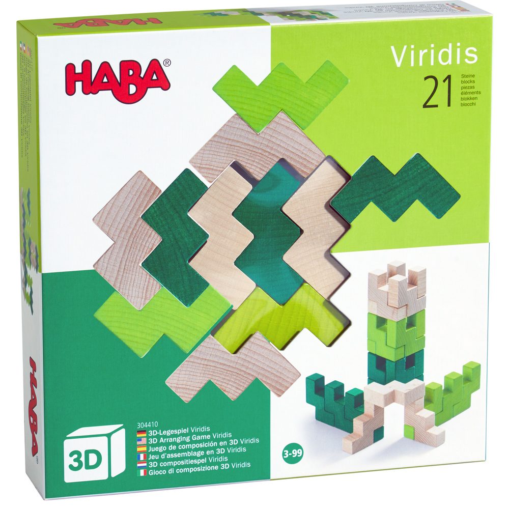 Haba 3D Stavebnice zelená