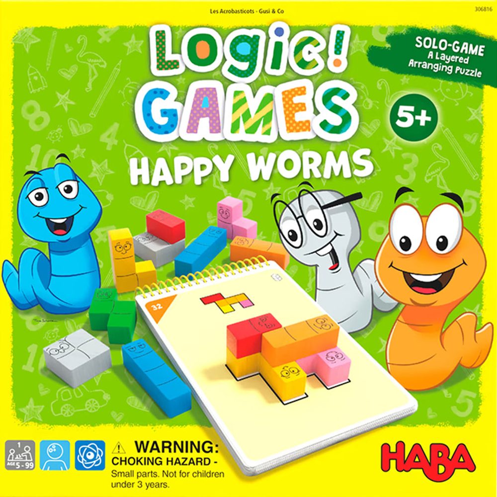 Haba Logic Games: Freddy a přátelé (Happy Worms)