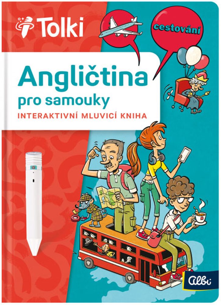 ALBI  TOLKI Kouzelné čtení: Angličtina pro samouky (kniha)