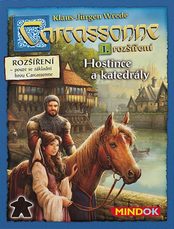 MINDOK  Carcassonne 1. rozšíření (2. EDICE) - Hostince a katedrály