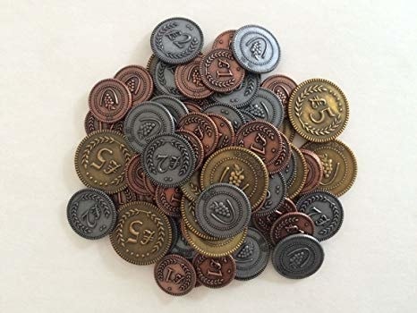Stonemaier Games Viticulture: Metal Coins