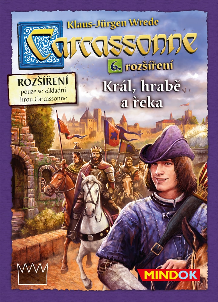 MINDOK  Carcassonne: 6. rozšíření (2.EDICE) - Král, hrabě a řeka