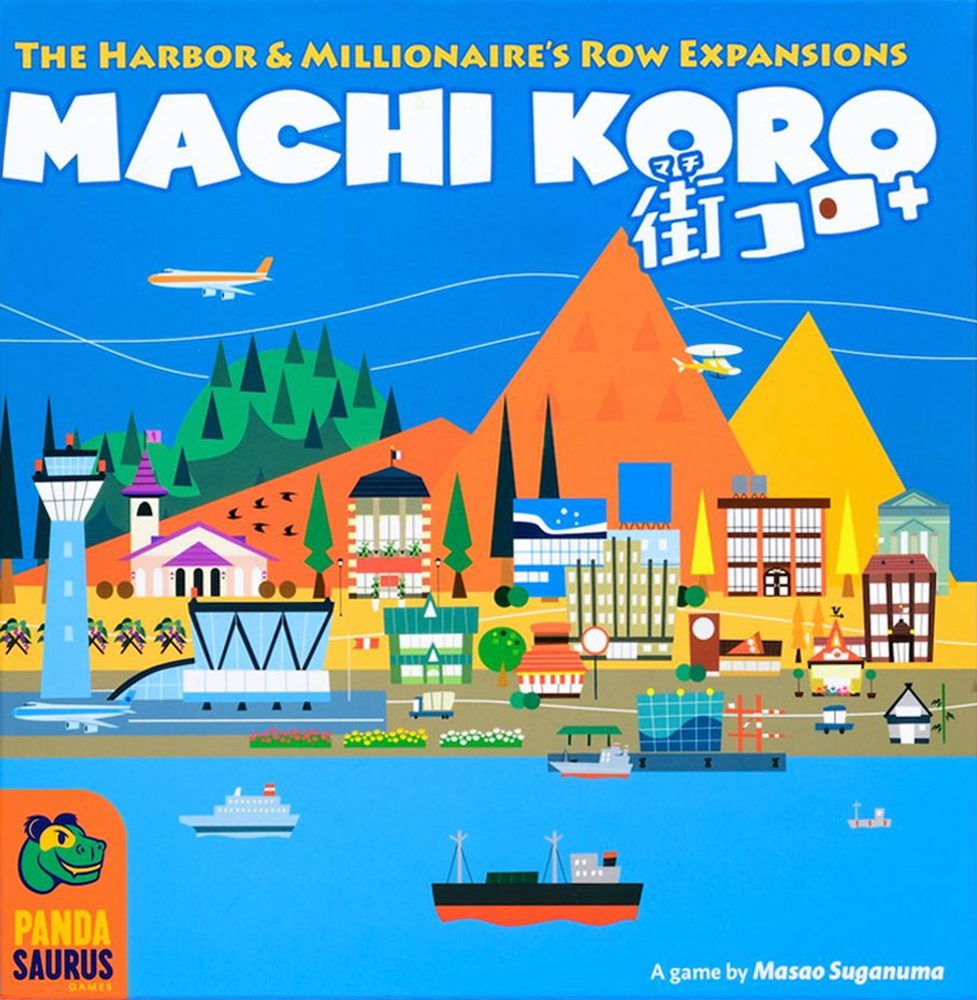 Pandasaurus Games Machi Koro - The Harbor & Millionaire's Row Expansions(EN)