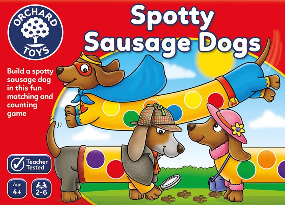 Orchard Toys  Puntíkovaní jezevčíci (Spotty Sausage Dogs)