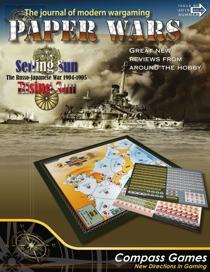 Compass Games Paper Wars: Setting Sun, Rising Sun