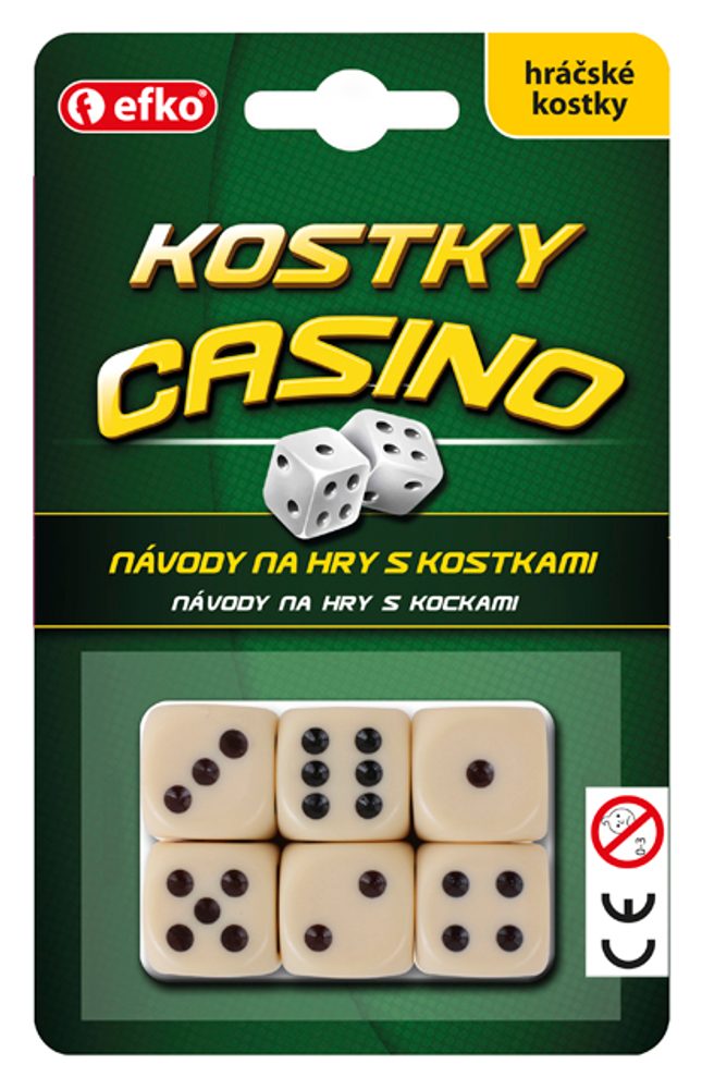 EFKO  Kostky - Casino