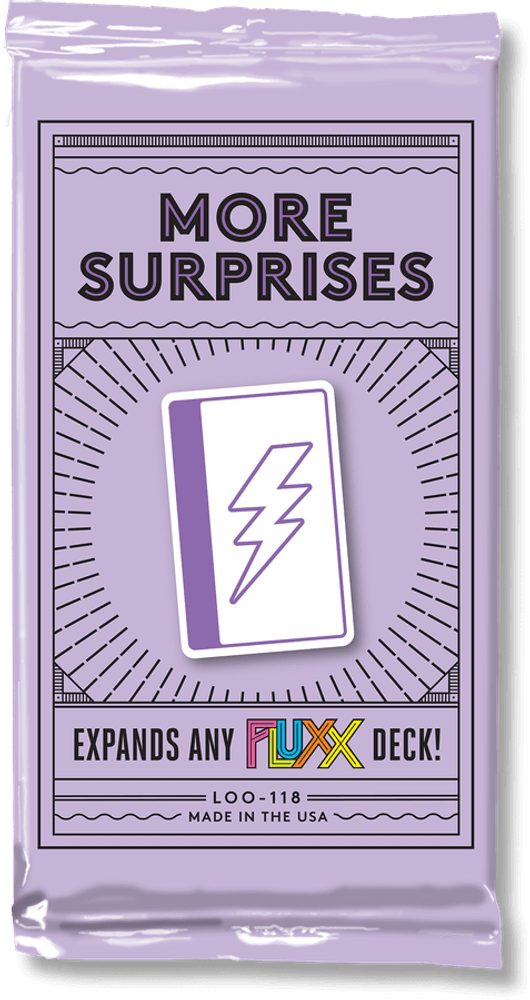 Looney Labs More Surprises (Expansion for Any Fluxx Deck)