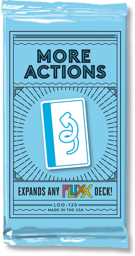 Looney Labs More Actions (Expansion for Any Fluxx Deck)