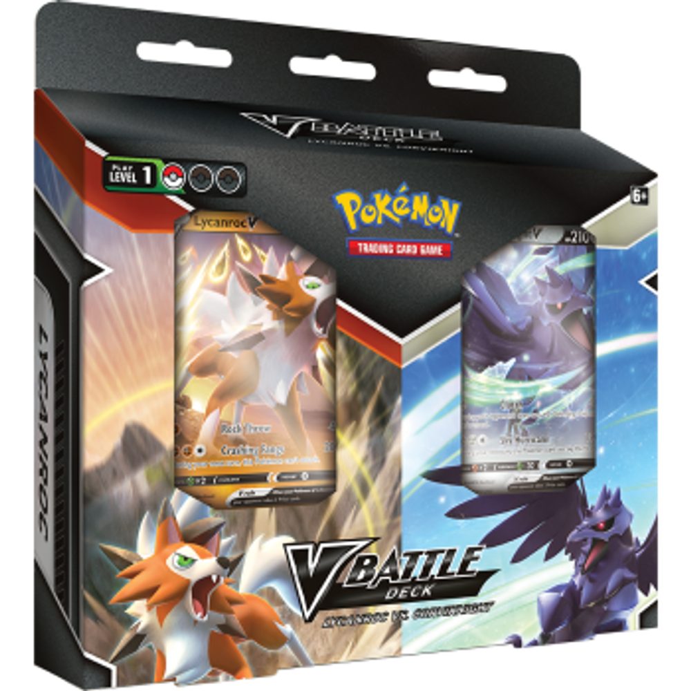 Nintendo Pokémon: Lycanroc vs. Corviknight V Battle Deck Bundle