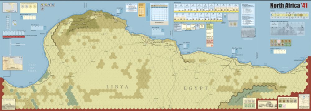GMT North Africa '41 - pevný herní plán