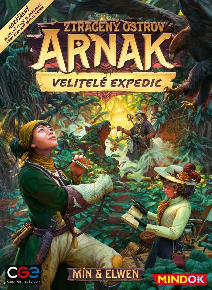 MINDOK  Ztracený ostrov Arnak - Velitelé expedic + promo karty