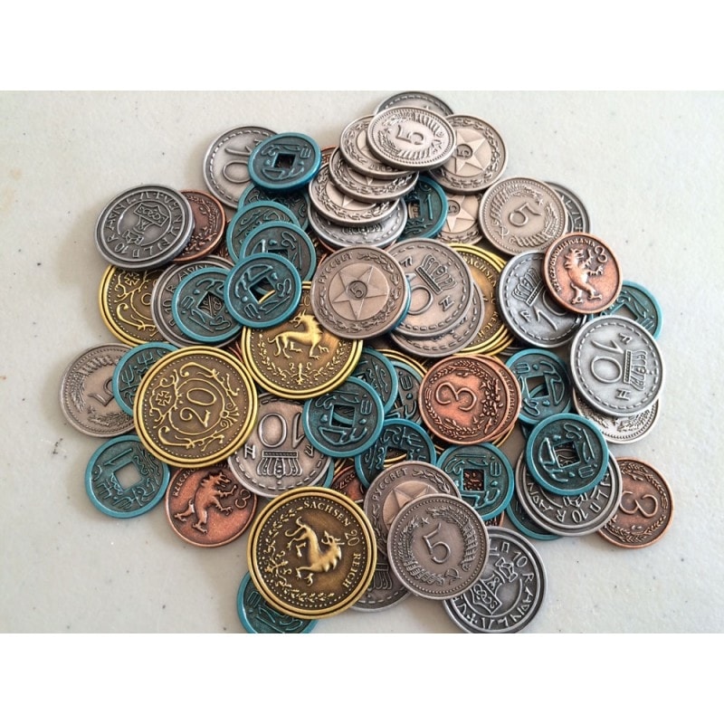 ALBI  Scythe: Kovové mince