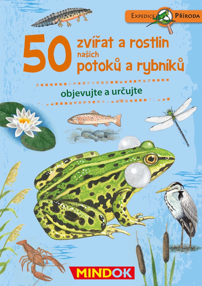 MINDOK  50 zvířat a rostlin našich potoků a rybníků