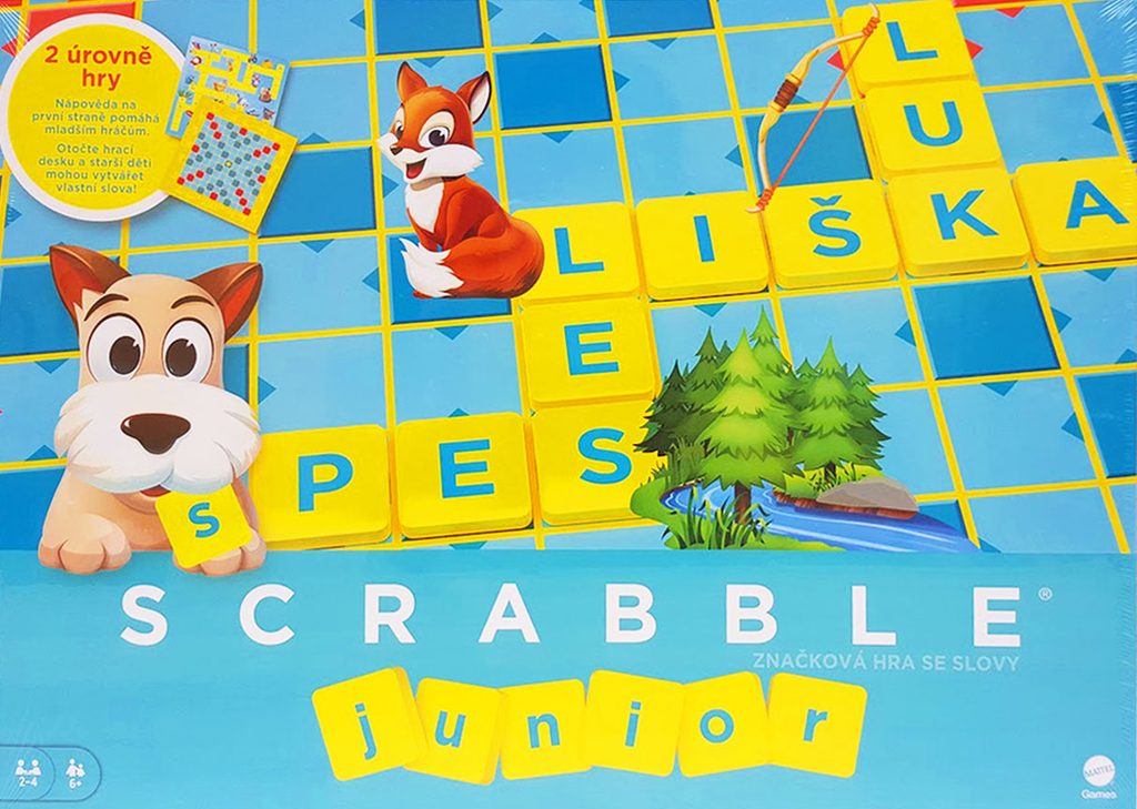 Scrabble junior české | SVĚT-HER.CZ | Společenské deskové hry - Hrajte si!
