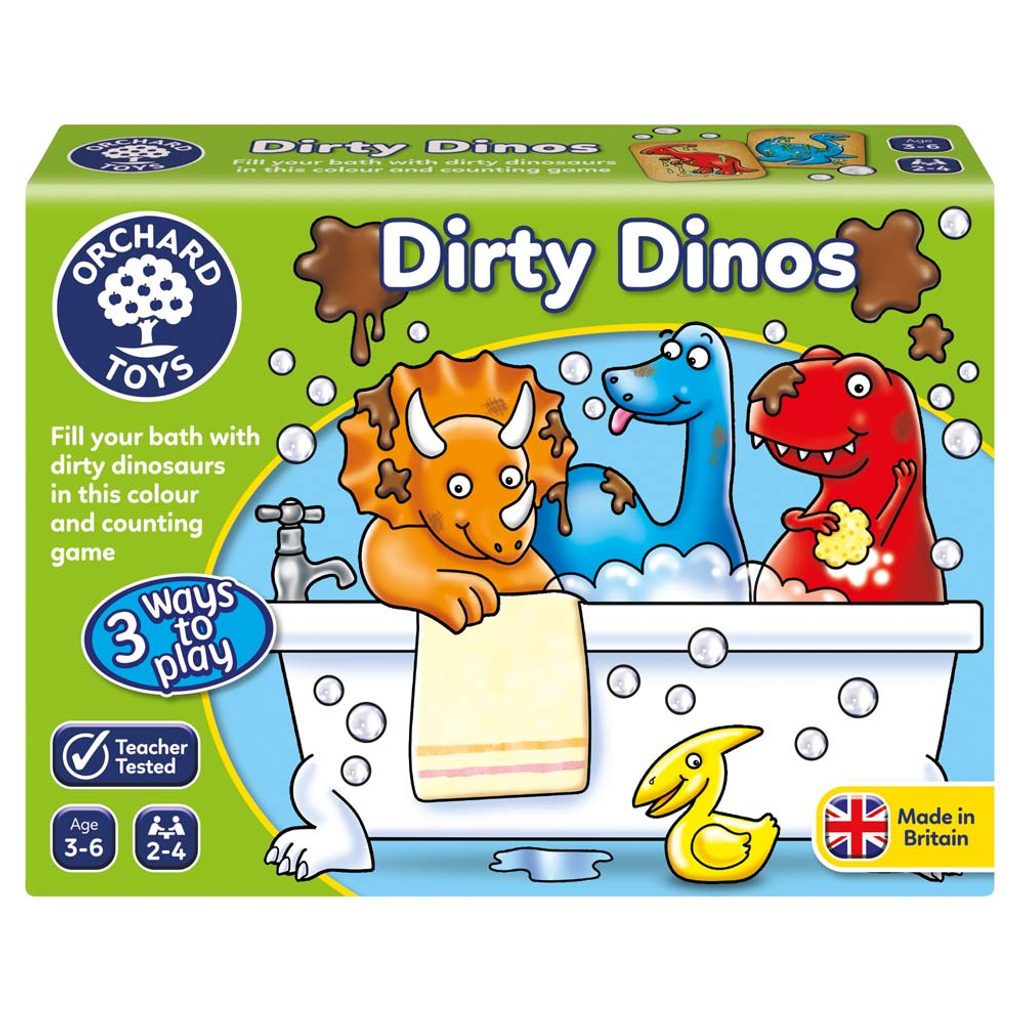 Dinosauři, do vany! (Dirty Dinos) | SVĚT-HER.CZ | Společenské deskové hry -  Hrajte si!