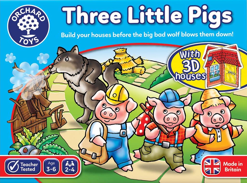 Tři malá prasátka (Three Little Pigs) | Spoločenské doskové hry  SVET-HIER.SK | Hrajte sa!