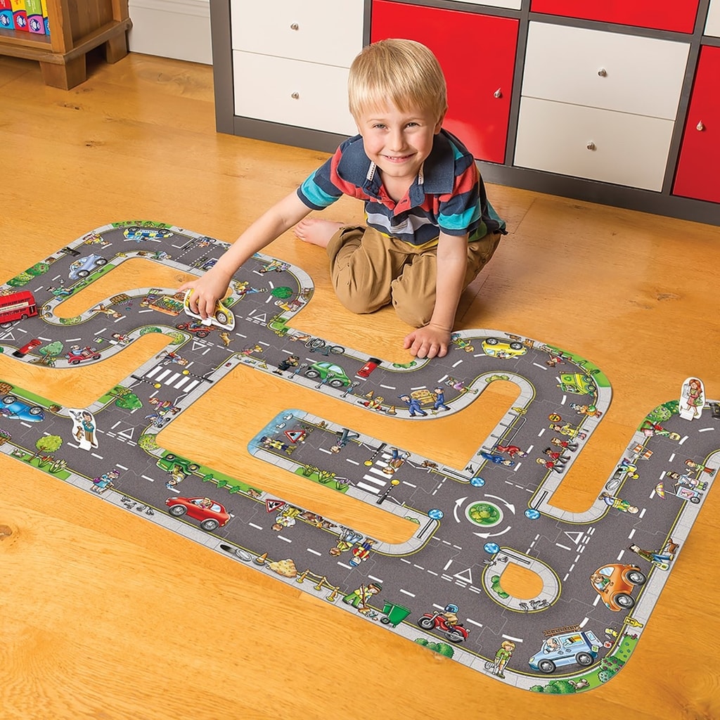 Puzzle Silnice (Giant Road Jigsaw) | Spoločenské doskové hry SVET-HIER.SK |  Hrajte sa!