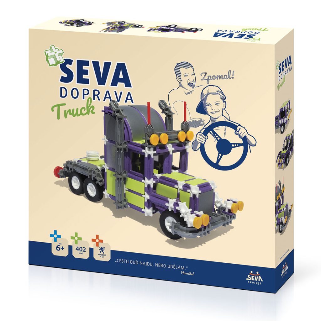 Stavebnice SEVA Doprava: Truck | SVĚT-HER.CZ | Společenské deskové hry -  Hrajte si!