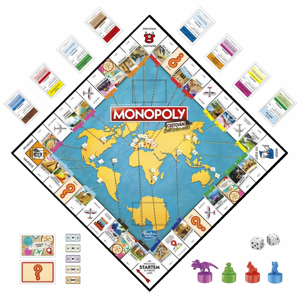 Monopoly: Cesta kolem světa | SVĚT-HER.CZ | Společenské deskové hry -  Hrajte si!