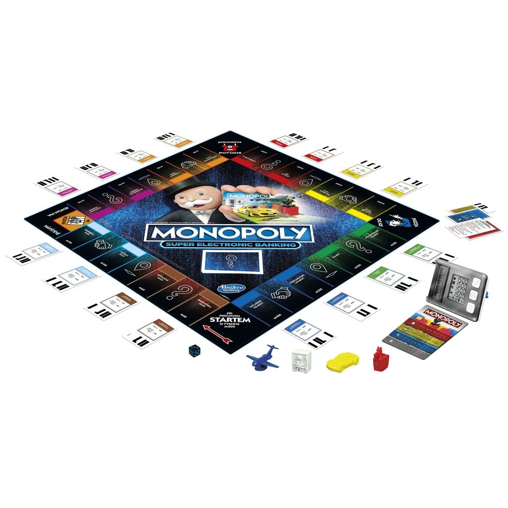 Monopoly Super elektronické bankovnictví | SVĚT-HER.CZ | Společenské  deskové hry - Hrajte si!