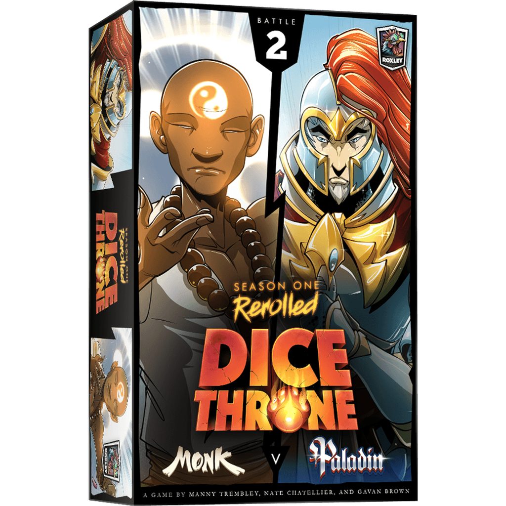 Dice Throne: ReRolled - Monk v Paladin (Season 1, Box 2) | Spoločenské  doskové hry SVET-HIER.SK | Hrajte sa!