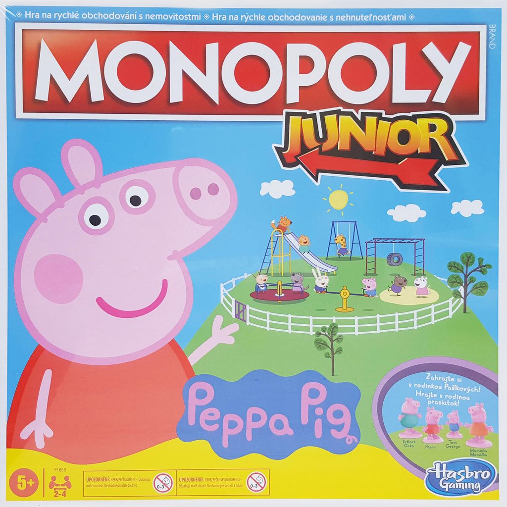 Monopoly Junior: Prasátko Peppa (CZ) | SVĚT-HER.CZ | Společenské deskové  hry - Hrajte si!
